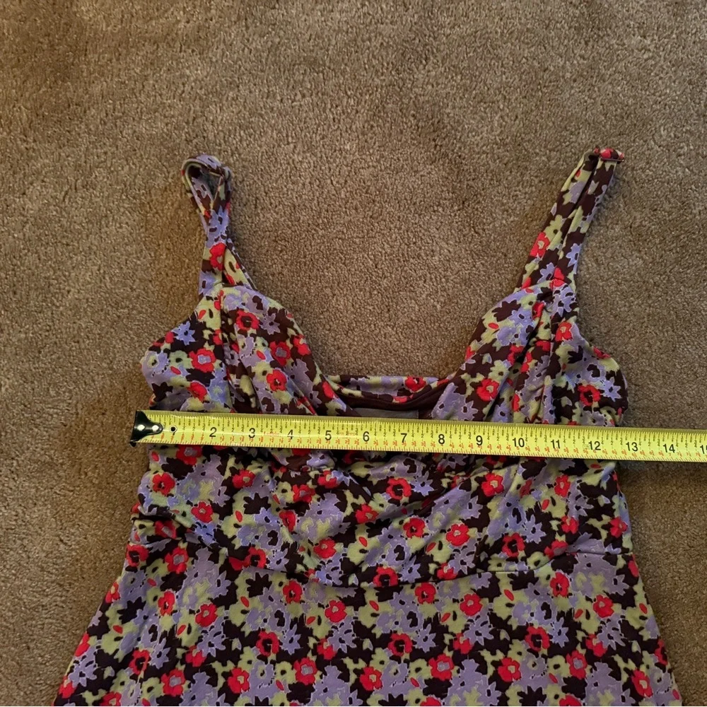 Urban Outfitters Floral Mini Dress – Adjustable Straps | Y2K Vibes 🌸 size LG - Picture 5 of 10